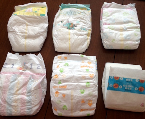 新生児用おむつの比較