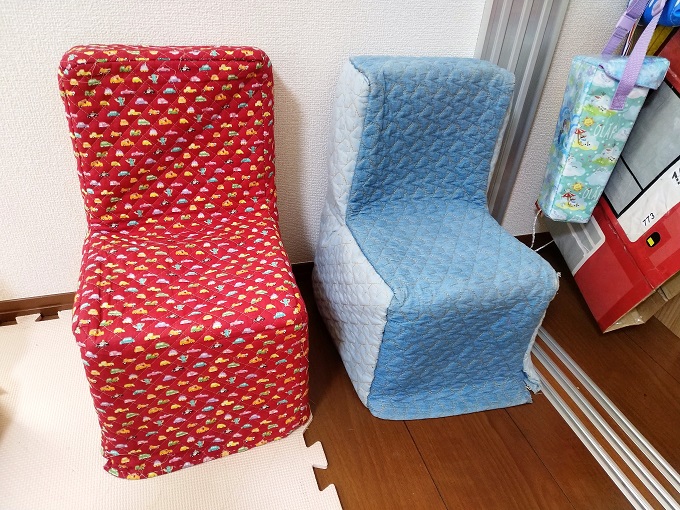 じぶんでつくる紙管こどもイス・大