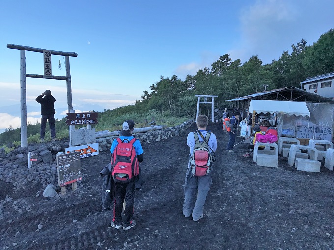 須走口 日帰り富士登山